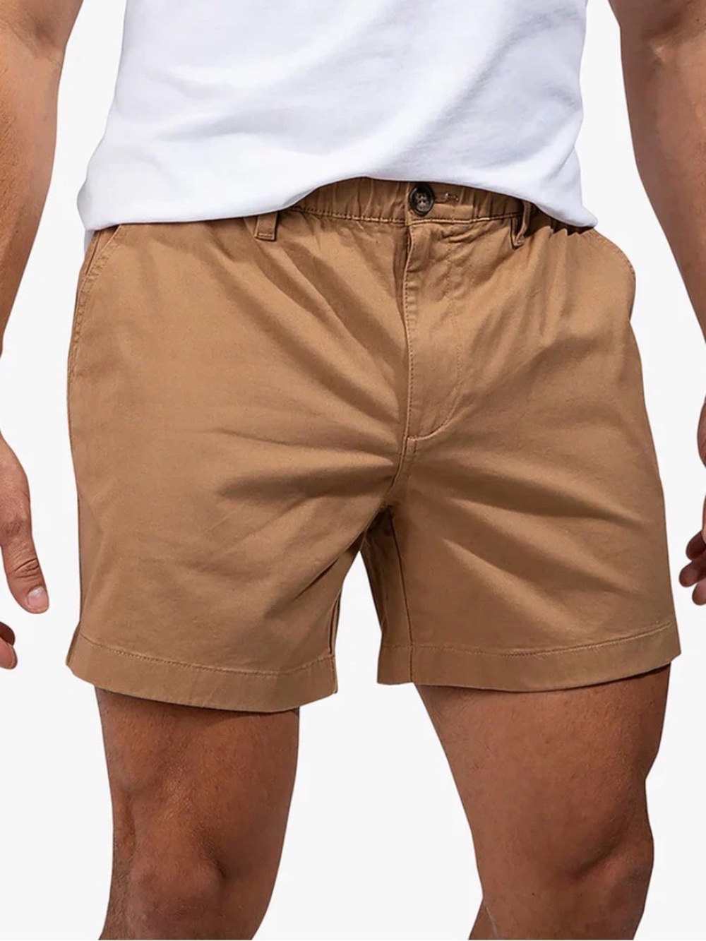 Chubbies Shorts Men’s Size 3XL Brown Tan Cotton 7" Suns Out Thighs Out